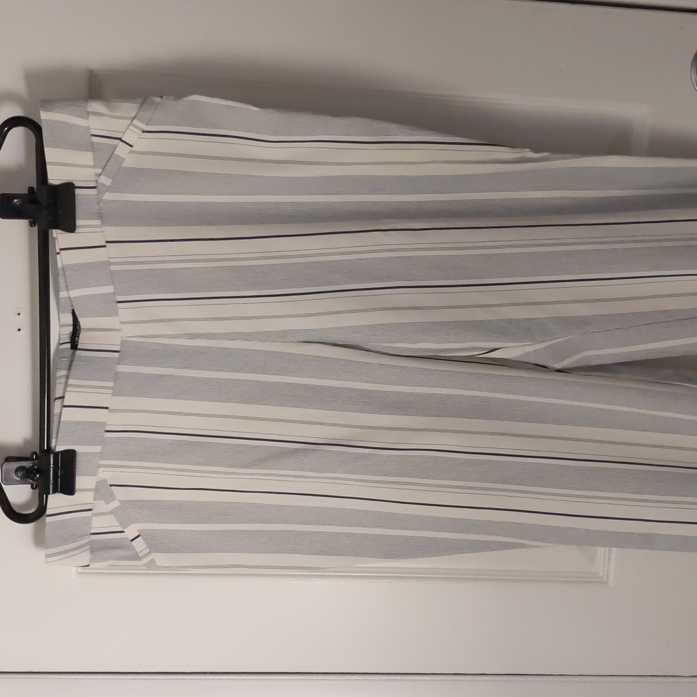 Size 18 . White with Pin Stripes Office Pants